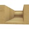 Ekena Millwork 6in. W x 4in. H x 16in. L Carmel Woodgrain TimberThane Rafter Tail, Primed Tan RFTUR06X04X16CARRCPR - alternate 5